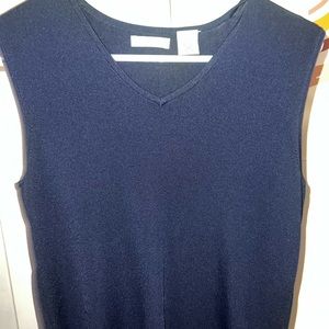 laura ashley navy sweater vest